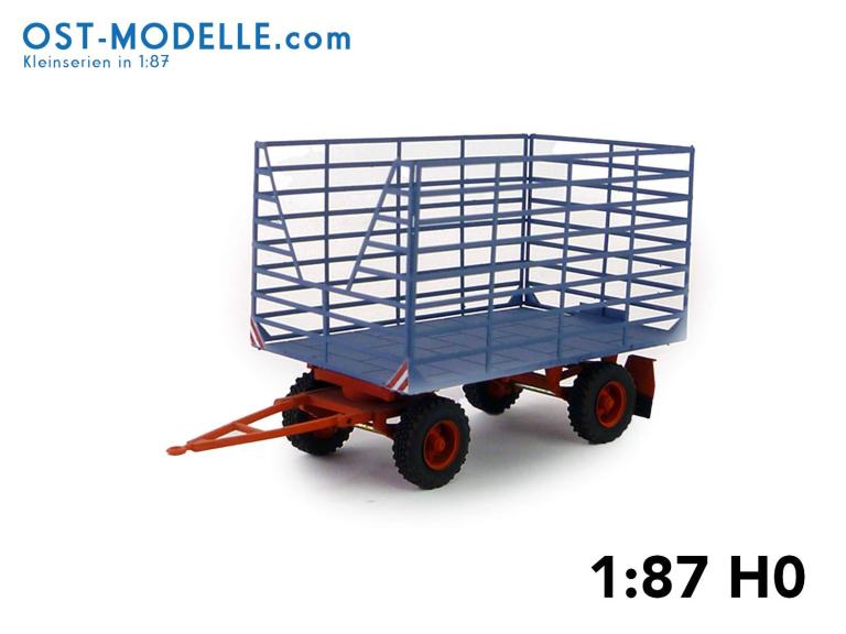 Strohanhänger mit geätzten Aufbau Variante ll Gitterstruktur – blau rot